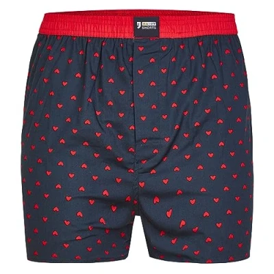 Afbeelding van Happy Shorts Webboxer boxershorts voor heren, motief naar keuze, hart.