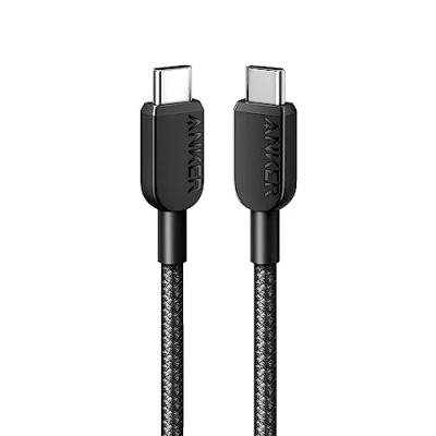 Afbeelding van Anker USB type C kabel, 310 naar C, 90 cm lang, 60 W/3 A, snellaadkabel, voor Samsung Galaxy S22, iPad Pro 2021, Mini 6, Air 4, MacBook 2020, Switch (USB 2.0)
