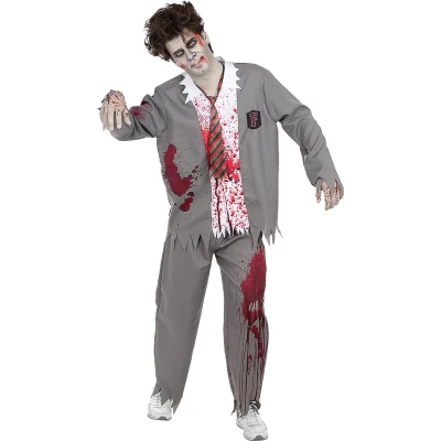 Afbeelding van FUNIDELIA Zombie Studentenkostuum voor mannen Maat: XL