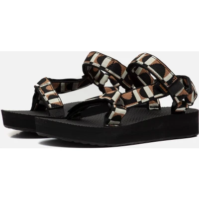 Afbeelding van Teva Midform Universal Outdoorsandalen, Dames, Maat: 40, Bounce black Textiel