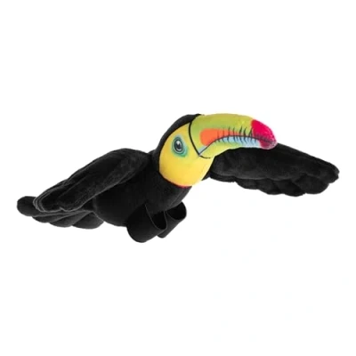 Afbeelding van Wild Republic Toekan knuffel 12 cm Pluche tropische vogel dierenknuffel vogels