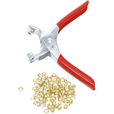 Afbeelding van BGS Oogjestang met 100 ronde oogjes 4,5 mm