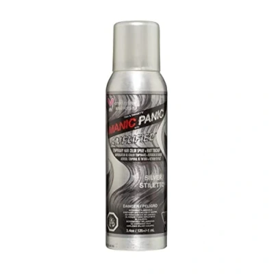 Afbeelding van Manic Panic Amplified Temporary Spray Silver Stiletto 100 ml