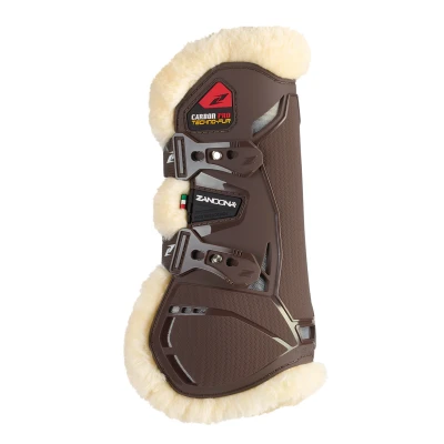 Image de Zandona Protèges Tendons Carbon Pro Techno Fur Marron M