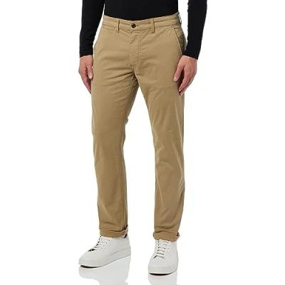 Image de camel active Madison Pantalon slim fit en velours côtelé pour homme, beige, 33W / 32L