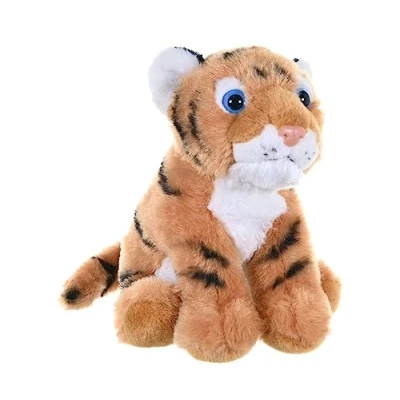 Afbeelding van Pluche tijger knuffel van 20 cm Tijgers dieren knuffelbeesten/knuffeldieren