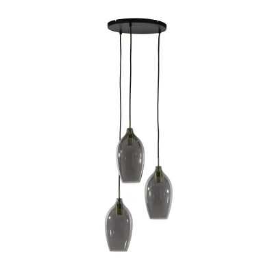 Afbeelding van Light &amp; Living Hanglamp LUKARO Ø35x32cm Grijs