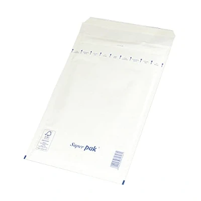 Afbeelding van officerproducts 10 stuks enveloppen met noppenfolie HK C13 150 x 215 mm 170 225 wit formaat