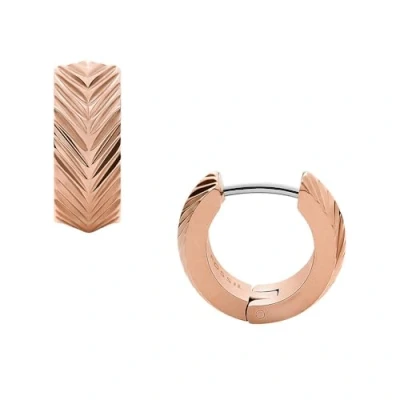 Afbeelding van Fossil Harlow Earrings Oorbellen Rose goldcoloured, Dames, Maat: One Size, gold coloured
