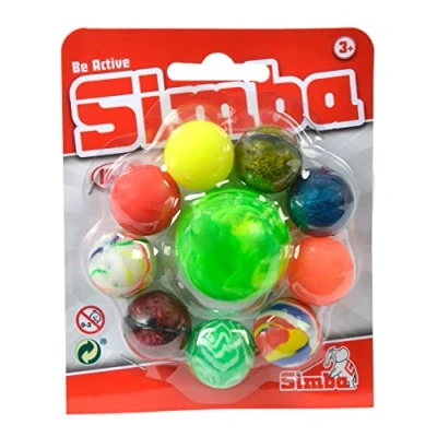 Afbeelding van Simba Springballen 10 stuks Stuiterballen