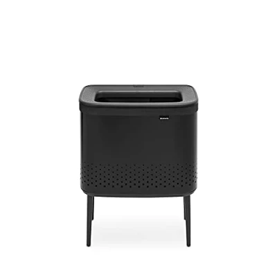 Afbeelding van Brabantia Bo Wasbox 60 Liter Zwart