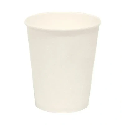 Afbeelding van Koffiebekers en Deksels To Go 180ml Wit Karton Ø 70,3mm