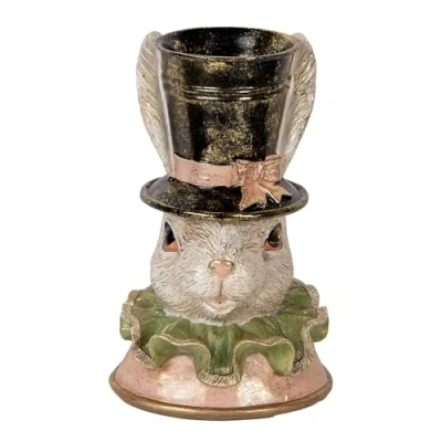 Afbeelding van Clayre &amp; Eef Decoratie Beeld Konijn 29 cm Beige Kunststof
