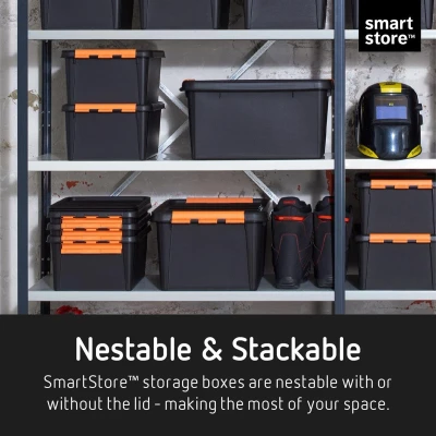 Afbeelding van Smartstore Pro 31 Box Met Deksel 50x39x26 Cm Zwart Orthex 3193090