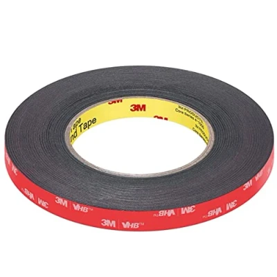 Afbeelding van 3M VHB 5952 extra sterke universele dubbelzijdige plakband van acrylschuim, waterbestendig, bestand tegen hoge temperaturen, voor auto, huis en kantoor (12 mm x 4,6 m)