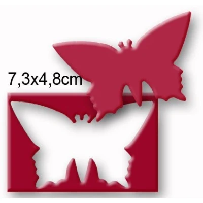 Afbeelding van Vaessen Creative Pons Vlinder 43x70mm