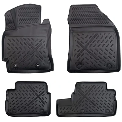 Afbeelding van Elmasline Design 3D rubberen matten set voor Toyota AURIS (II) vanaf 2012 Extra hoge rand van 5 cm