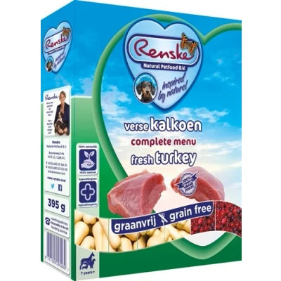 Afbeelding van Renske Vers Vlees 7+ Kalkoen 395 GR (10 stuks)