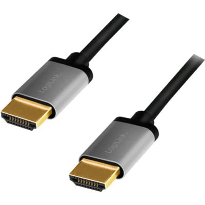 Afbeelding van CHA0101 2 m HDMI Type A (Standard) 3D 18 Gbit/s Black Grey