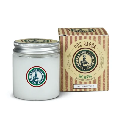 Afbeelding van BARBIERI ITALIANI Pre Shave Cream Eucalyptus 75ml