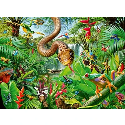 Afbeelding van Ravensburger puzzel Reptielen resort Legpuzzel 300 stukjes