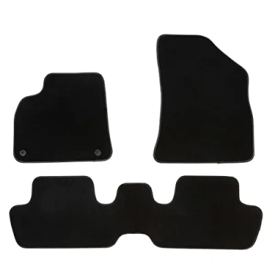 Afbeelding van DBS 1763938 Auto vloermatten op maat 3 delig antislip hoogwaardig naaldvilt 1000 g/m² velours productie assortiment Luxe