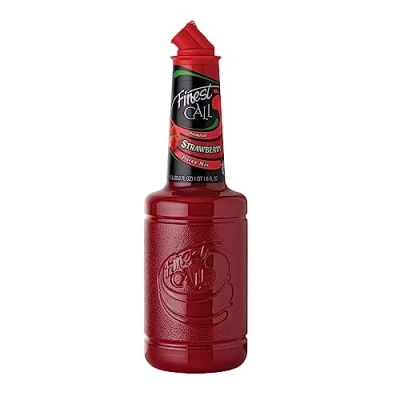 Afbeelding van Finest Call Strawberry Puree mixer Basis Voor cocktailmixen Alcoholvrij 1 Liter