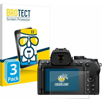 Afbeelding van BROTECT Screenprotector voor Nikon Z50 II Folie Beschermfolie Beschermglas transparant (3 Stuks)