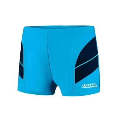 Afbeelding van Aqua Speed zwembroek voor kinderen, jongens, inclusief gratis e book jongens badmode zwemkleding jongen, 24 blauw marineblauw Andy
