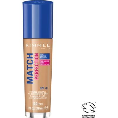 Afbeelding van Rimmel Match Perfection Foundation 100 Ivory