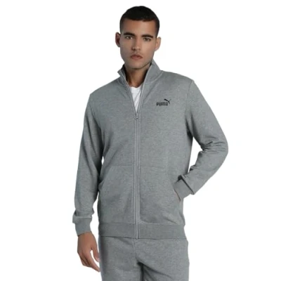Afbeelding van Essentials No. 1 logo trainingsjack voor Heren, Grijs, Maat M PUMA