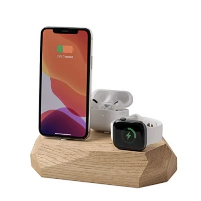 Afbeelding van Oakywood iPhone Triple Dock Oak Wood