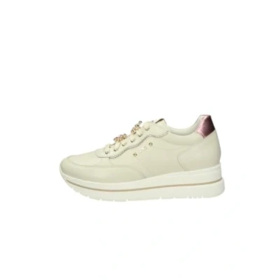 Afbeelding van Nero Giardini E512907D Damessneakers, Wit, roze, 40 EU