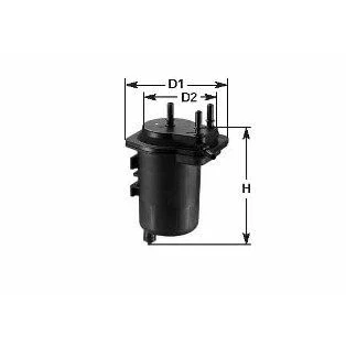 Afbeelding van CLEAN Filter MGC1690 Brandstoffilter Met wateraftapplug, insert, Zonder filterbehuizing, snelkoppeling RENAULT: MEGANE 2 Kombi, SCENIC