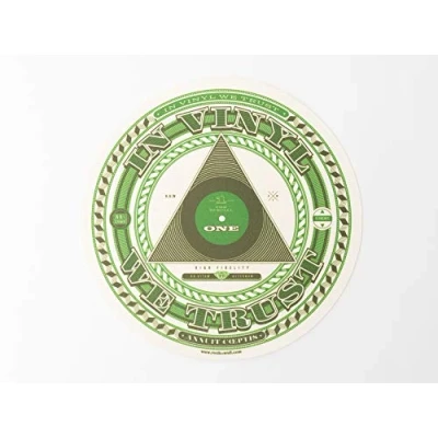 Afbeelding van Slipmat platenspeler In Vinyl We Trust