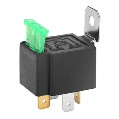 Afbeelding van Elektronisch led knipperlicht relais DC 12V 4 pins met houder voor