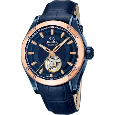 Afbeelding van Jaguar Automatik Special Edition J812/a horloge, gemaakt in Zwitserland, Blauw, armband, Armband
