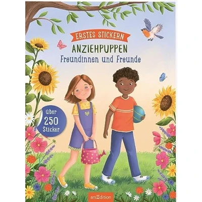 Afbeelding van Erstes Stickern Anziehpuppen Freundinnen und Freunde