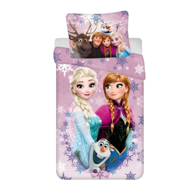 Afbeelding van Disney Frozen dekbedovertrek Eenpersoons 140 x 200 cm 60 70 Katoen