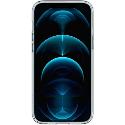 Afbeelding van Spigen Ultra Hybrid Magneetring TPU Air Cushion hoesje geschikt voor iPhone 12 Pro Max transparant