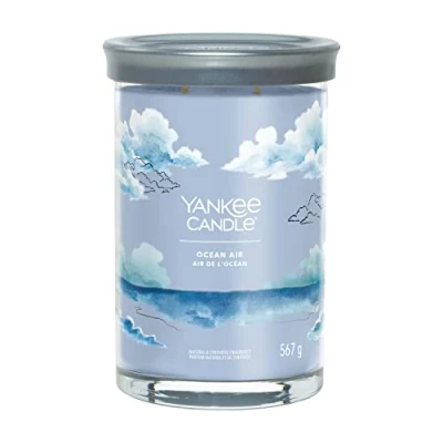 Afbeelding van Yankee Candle Geurkaars Large Tumbler met 2 lonten Ocean Air 15 cm / ø 10
