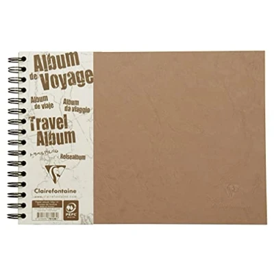 Afbeelding van Reisalbum Age Bag A4 liggend gelinieerd en blanco 40 vellen
