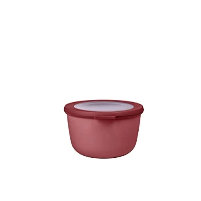 Afbeelding van Mepal Multifunctionele, ronde Cirqula kom Voedingsmiddelenbewaardoos met deksel Geschikt als luchtdichte bewaardoos voor koelkast, microgolfoven en diepvriezer 1000 ml Paars (Vivid Mauve)