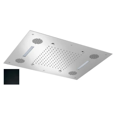 Afbeelding van SB Sound Colour Regendouche inbouw met geluid mat zwart 1208955388