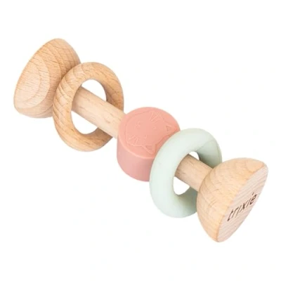 Afbeelding van Trixie Wooden silicone rattle Mrs. Cat