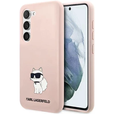 Afbeelding van Karl Lagerfeld KLHCS23MSNCHBCP S23+ S916 hardcase różowy/pink Silicone Choupette