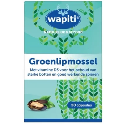 Afbeelding van Wapiti Mossel Extract Capsules 30TB