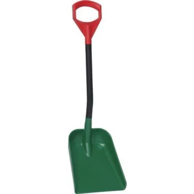 Afbeelding van Vikan Gereedschap voor de Transportsector Transport Schep Rood Groen Lengte 950mm Blad 340x270mm