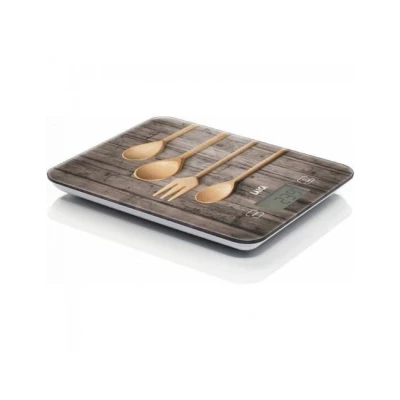 Afbeelding van Keukenweegschaal LAICA KS5010 Lepels Bruin 10 kg (18,5 x 22,7 1,7 cm)