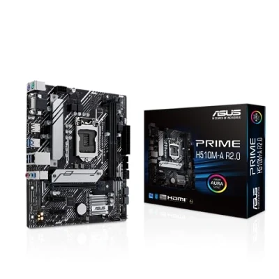 Afbeelding van Asus PRIME H510M A R2.0 Moederbord Socket Intel 1200 Vormfactor Micro ATX chipset Intel® H470